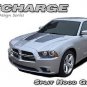 2013 Dodge Charger RECHARGE HOOD Stripes Decals Graphic - 3M Pro 404 Vinyl