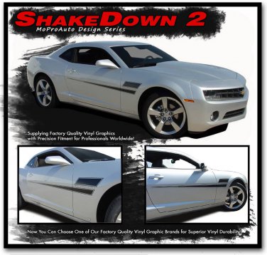 SHAKEDOWN 2 Chevy Camaro 2014 Hockey Body Stripes 3M Vinyl Graphic Decals LS1