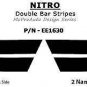 Dodge NITRO DOUBLE BAR Hood -Pro Vinyl Graphics Decals Stripes 3M 310