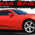 2014-2015 Camaro Rocker Spikes Lower Door Panel Stripe 3M Vinyl Graphic Decal SS