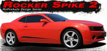 2014-2015 Camaro Rocker Spikes Lower Door Panel Stripe 3M Vinyl Graphic Decal SS