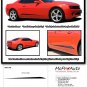 Camaro 2014-2015 Rocker Spike Lower Door Panel Stripe 3M Vinyl Graphic Decal RS