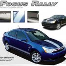 Rally Hood Lower Rocker Panel Vinyl Graphic Racing Stripe fits Ford Focus Models