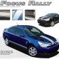 Rally Hood Lower Rocker Panel Vinyl Graphic Racing Stripe fits Ford Focus Models