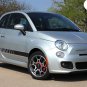 Lower Rocker Panel Strobes Rally Stripes Vinyl Graphic Decal 2011-2016 Fiat 500