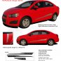 Boom Lower Rocker Panel Hood Graphics Decals Stripes fits 2012-2016 Chevy Sonic