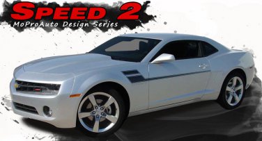 2014-2015 Chevy Camaro Speed Hockey Stick Body Stripes 3M Vinyl Graphic Decal RS