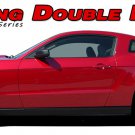 2010-2012 Mustang DOUBLE BAR Hood Fender Hash Mark Stripe Vinyl Graphic Decal