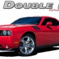 Double Bar Hood Fender Side Decals Vinyl Graphic Challenger 2015 2016 2017 2018