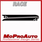 Race Dodge 2016 Dart Rocker Panel Side Vinyl Decals Graphics 3M Vinyl WTR
