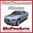 2011 Dodge Charger 3M PRO Grade Vinyl RECHARGE HOOD Stripes Decals Graphic 483