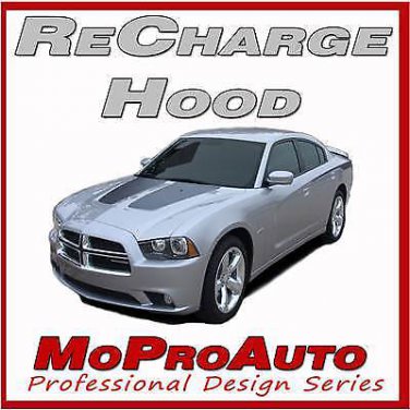 2011 Dodge Charger 3M PRO Grade Vinyl RECHARGE HOOD Stripes Decals Graphic 483
