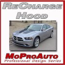 2014 Dodge Charger RECHARGE Split Hood Stripes Decals Graphic - Pros Only 31N