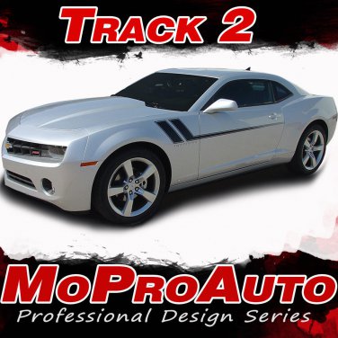 Chevy Camaro 2015 TRACK 2 Hockey Stick Stripes 3M Vinyl Graphic Decals LS LT SS2