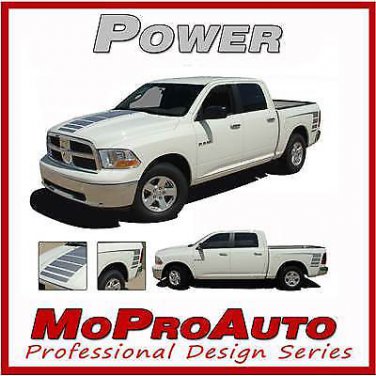 Dodge Ram Hood Side - 3M Pro Vinyl Graphics Decals Stripes 2017 216