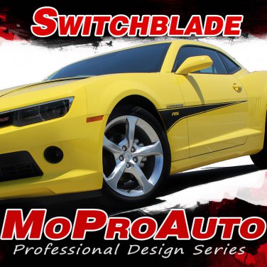 2014 Camaro Blade Hood Spike Side Spear 3M Vinyl Decals Stripes Graphic - F229