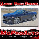 LANCE HOOD SPEARS Spikes Vinyl Stripe 3M Decals Graphic 2017 Ford Mustang | ML4