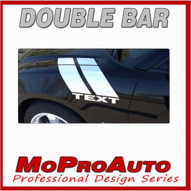 DOUBLE BAR 2014 Dodge Charger Hood HASH Fender Decals Graphics Pro 3M Vinyl KT5