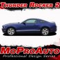 THUNDER ROCKER 2 Lower Panel Vinyl Stripe 3M Decals Graphic 2014 Ford Mustang 7G
