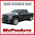 Dodge Ram Hood 2014 Hash Marks Vinyl Graphics Decals - 3M Pro Vinyl Stripes D54