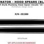 Solid Hood Spear Spike 3M Pro Grade Decal Stripe Graphic 2010-2012 Ford Mustang