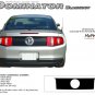 Rear Vinyl Trunk Blackout Decal 3M Premium Grade Graphic 2010-2012 Ford Mustang