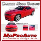 2010-2015 Chevy Camaro SS RS HOOD SPEARS Side Decals Stripe 3M Vinyl Pro Series
