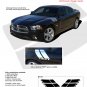 Dodge Charger 2012 DOUBLE BAR Hash Side Decals Graphics Pro Grade 3M Vinyl 378