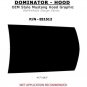 Vinyl HOOD GRAPHIC Decal - 3M Pro Grade Stripe 2011 323 fits Ford Mustang