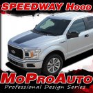 2015 2016 2017 2018 Ford F-150 Decals 3M Stripes Vinyl Graphics SPEEDWAY HOOD