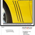 Gills 2 Vent Insert Stripe Decal 3M Vinyl Graphic GM LS LT SS 2014 Chevy Camaro