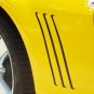Gills 2 Vent Insert Stripe Decal 3M Vinyl Graphic GM LS LT SS 2014 Chevy Camaro