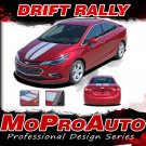 2017-2018 Chevy Cruze Racing Stripes Hood Vinyl Graphics DRIFT RALLY Decals Kit