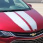 2017-2018 Chevy Cruze Racing Stripes Hood Vinyl Graphics DRIFT RALLY Decals Kit