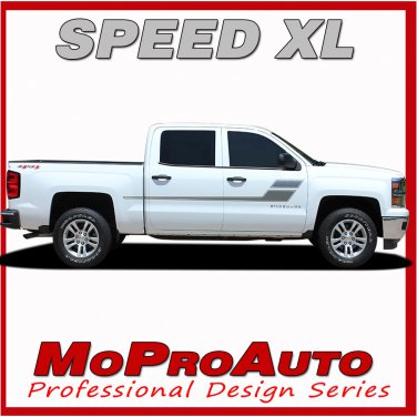 2013-2017 Chevy Silverado 1500 Pickup Truck SPEED XL Stripe Decals 3M Pro PD2364