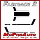 FASTBACK 2 BOSS Style Mustang GRAPHICS Stripes Decal - 3M Pro Grade 2007 390