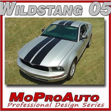 STANG Ford Mustang Racing - 3M Pro Vinyl Stripes Graphics Decals 2009 014