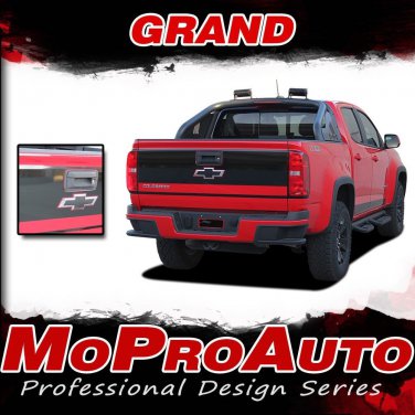 2018 Chevy Colorado GRAND Truck Tailgate Blackout Vinyl Graphic Stripe 3M Decals