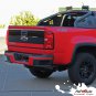 2018 Chevy Colorado GRAND Truck Tailgate Blackout Vinyl Graphic Stripe 3M Decals