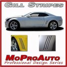 2011 GILL STRIPES Chevy CAMARO Louvre Decals 3M PREMIUM 7 Year Vinyl 314