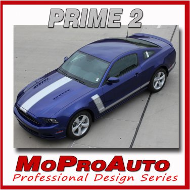 2013-2014 Ford Mustang GT V6 PRIME 2 Decals Stripe Graphic 3M Pro Series Vinyl