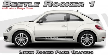 Lower Rocker Panel 3M Vinyl Decals Stripes Graphic 1998-2017 Volkswagen Beetle