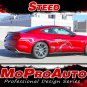 2015-2017 Ford Mustang GT V6 STEED Side Decals Stripes 3M Pro Graphics PDS3288
