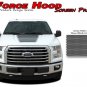 2015-2018 Force Hood Ford F-150 Screen Printed Decals Stripes 3M Vinyl Graphics