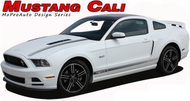 California Dream GT/CS Rocker Hood Vinyl Stripe Decal Graphic Mustang 2013-2014