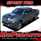 2015-2017 SPORT PRO Toyota Tacoma TRD Hood Blackout Vinyl Graphic Stripes Decal