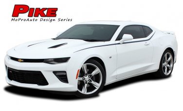 2016 2017 2018 Chevy Camaro PIKE Upper Door Stripe Accent Vinyl Graphics Decals