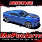 2017 Chevy Camaro HERITAGE 50th Anniversary Pace Car Stripes Vinyl Graphic Decal