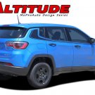 2017 2018 Jeep Compass Vinyl Graphics Decal Stripe Upper Body Door Kit Altitude