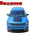BEARING 2017 2018 Jeep Compass Vinyl Graphics Decal Hood Blackout 3M Stripe Kit